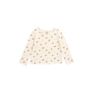 Harper Canyon Kids' Printed Long Sleeve T-shirt In Ivory Egret Forest Trees 3